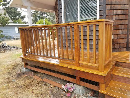 Custom decks and railing