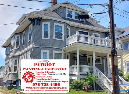 Exterior Painting Carpentry 978-728-1456 patriotpaintingcarpentry@gmail.com