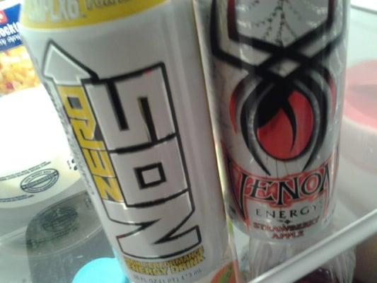 NOS Zero and Venom, the first Citrus Charged and the second Strawberry Apple, help me with my physical and mental fitness levels.