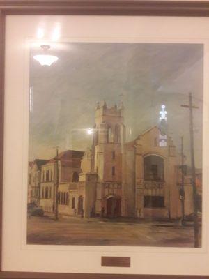 Park Presidio United Methodist Church. painting hung in the church sanctuary in memory of Phyllis M Stromberg.