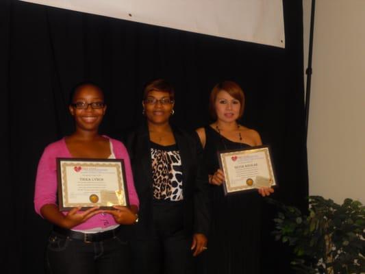 A few of our students at their graduation ceremony