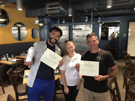 US Sailing Certificate Graduation