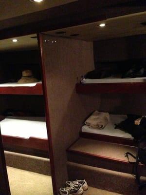 Bunk room is pretty nice.