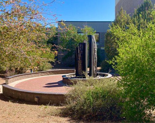 "The Gathering" water feature sculpture