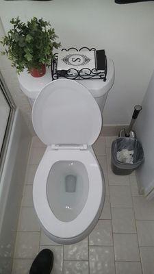 toilet installed