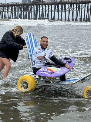 Army veteran Jose making his way onto Team USA as a para surfer