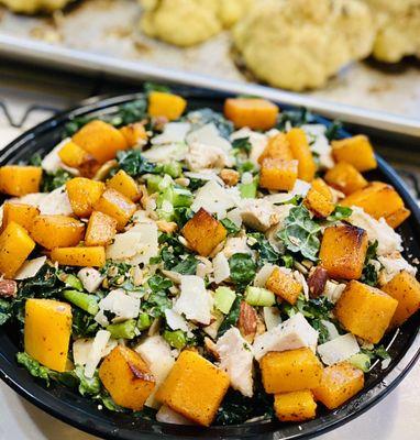 Kale and Butternut Squash Salad