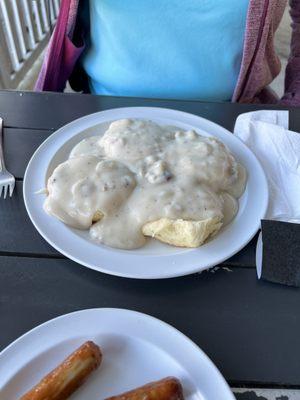 Biscuits and gravy