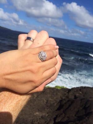 Pacific Gem made the past year incredibly special. Thank you Rose for designing the most unique one of kind ring!