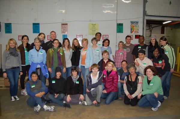 Volunteering at the Food Bank of Central and Eastern North Carolina