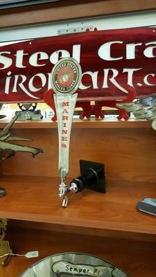 USMC beer tap