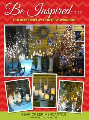 Christmas is always a special time at Bear Creek.  We recently won a national display competition as shown here!