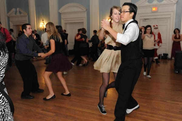 Locals Molly and Chia-wen dancing