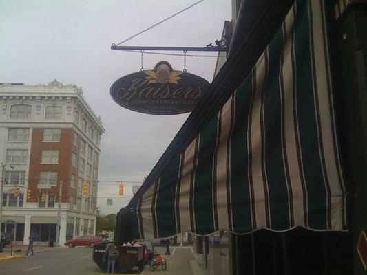 Store sign... Kinda overcast day