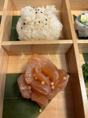 Salmon bento