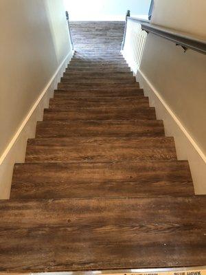 Do you have stairs? We have a wide variety of lvp patterns that have matching stair treads.