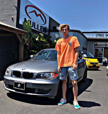 Jay! Another happy new customer with his cool BMW 1 series! It’s super nice from inside out. New Dunlop Tires! He loves it! 👍🏎💨💯