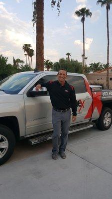 Fernando with Truck