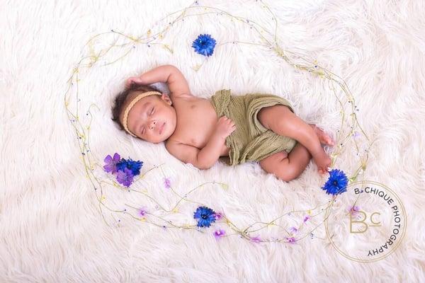 3 Month Old Photography | Baby Girl | B Chique Studios