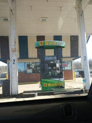 Tiny gas station