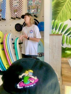 Surfer Dude and Surfer Dude cap