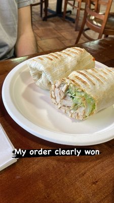 Grilled Chicken Caesar Wrap