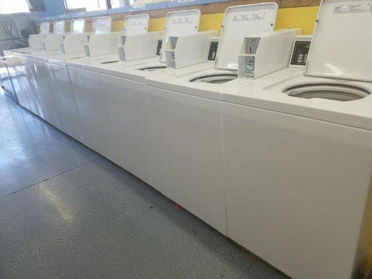 New washers just installed last month. Get a Free wash on us your first time.