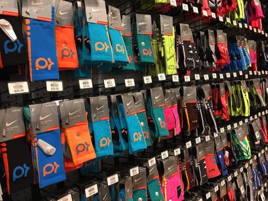 Lots of socks to choose from.