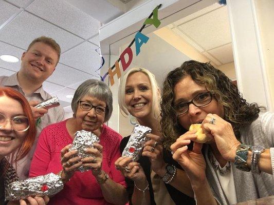 Enterprise Bank Tyngsboro celebrates National Hotdog Day