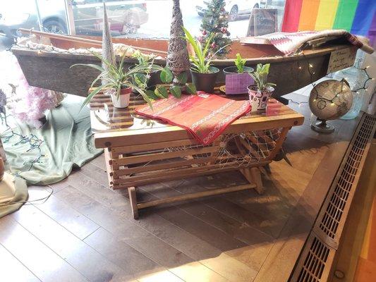 cool lobster trap coffee table