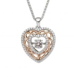 Dancing Heart pendant from Boru Jewelry of Dublin