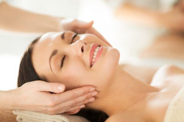 Facial massage reduces puffiness and promotes oxygen and blood flow to your skin.