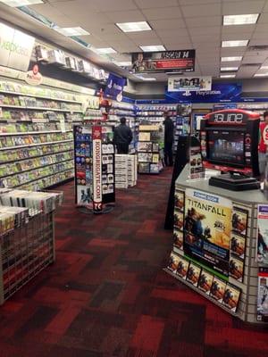 Game Stop in the mall.