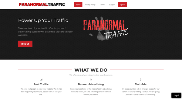 Our design for traffic exchange.