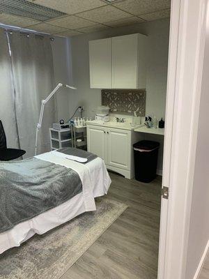 One of our facial rooms