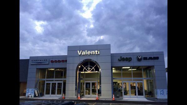 The New Valenti Chrysler Dodge Jeep RAM Dealership