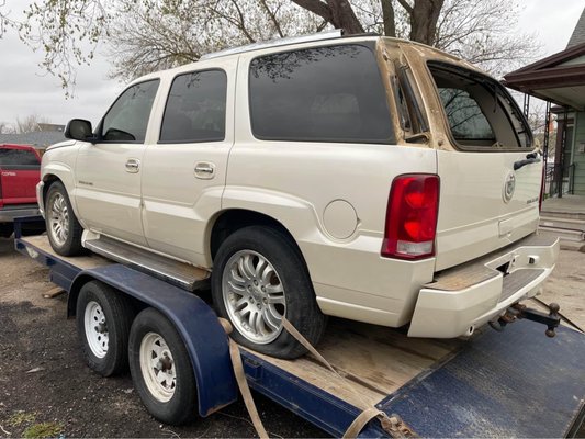 Parting out Cadillac