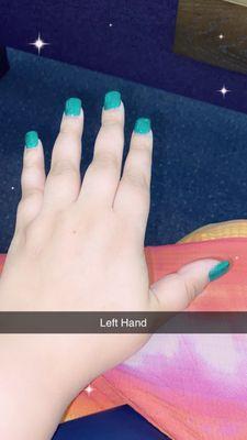 Left Hand Nails