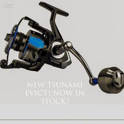 New Tsunami Evict.  Now in stock 3 sizes! Don't forget Tsunami Rep visit March 2nd 10 till 2!