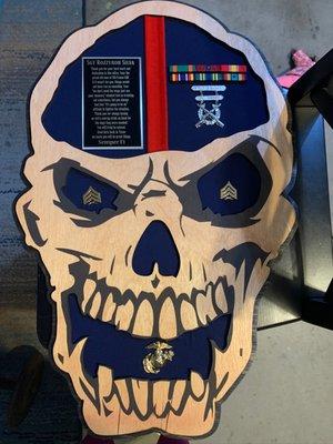 Marine Corps plaque