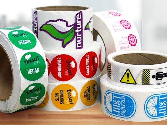 Labels & Stickers, Roll Labels, Direct Thermal and Thermal Transfer