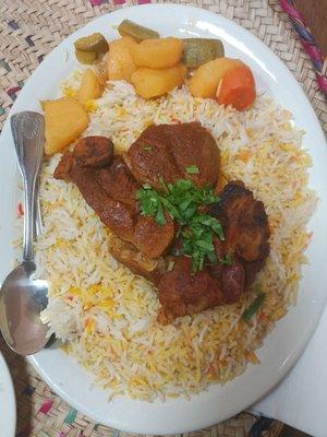 Lamb Haneeth (served with rice, potatoes and veggies)