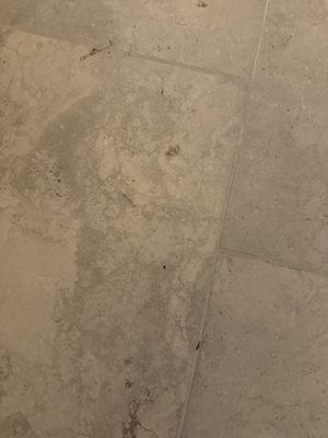 Chip marks on tile