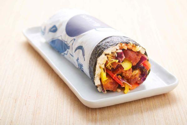 Fiery Chicken Sushi Burrito