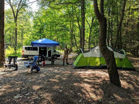 We offer all-inclusive camping experiences throughout the summer. Check out our website to learn more: www.Upstateexperience.com