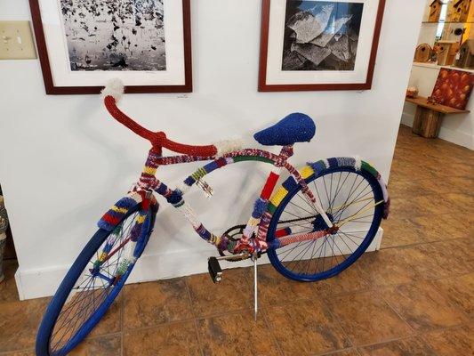 Bike was knitted