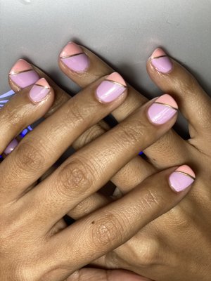 Cute shellac manicure