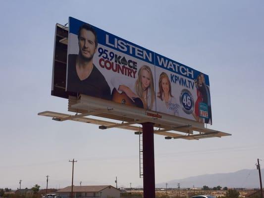 Billboard on HWY 160