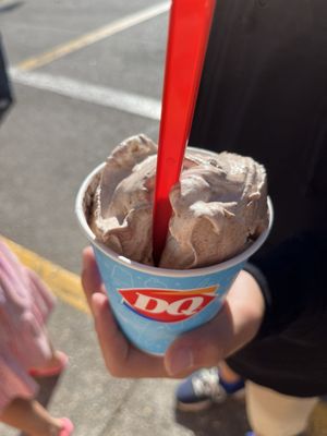 Small brownie blizzard