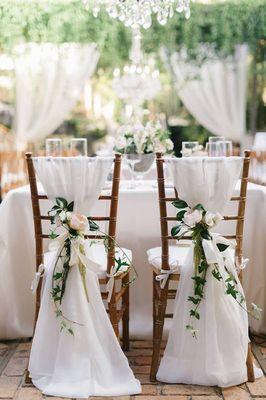 Bride and Groom Table.